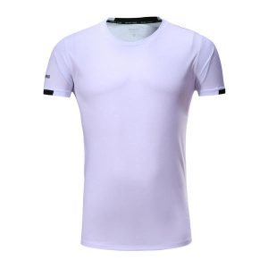 Purple crew neck T-shirt